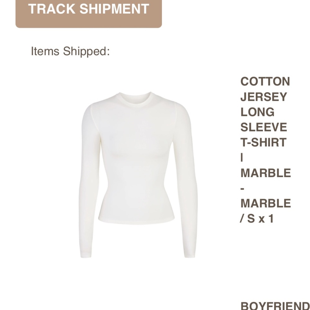 Beige Crew Neck Long Sleeve Fitted T-Shirt